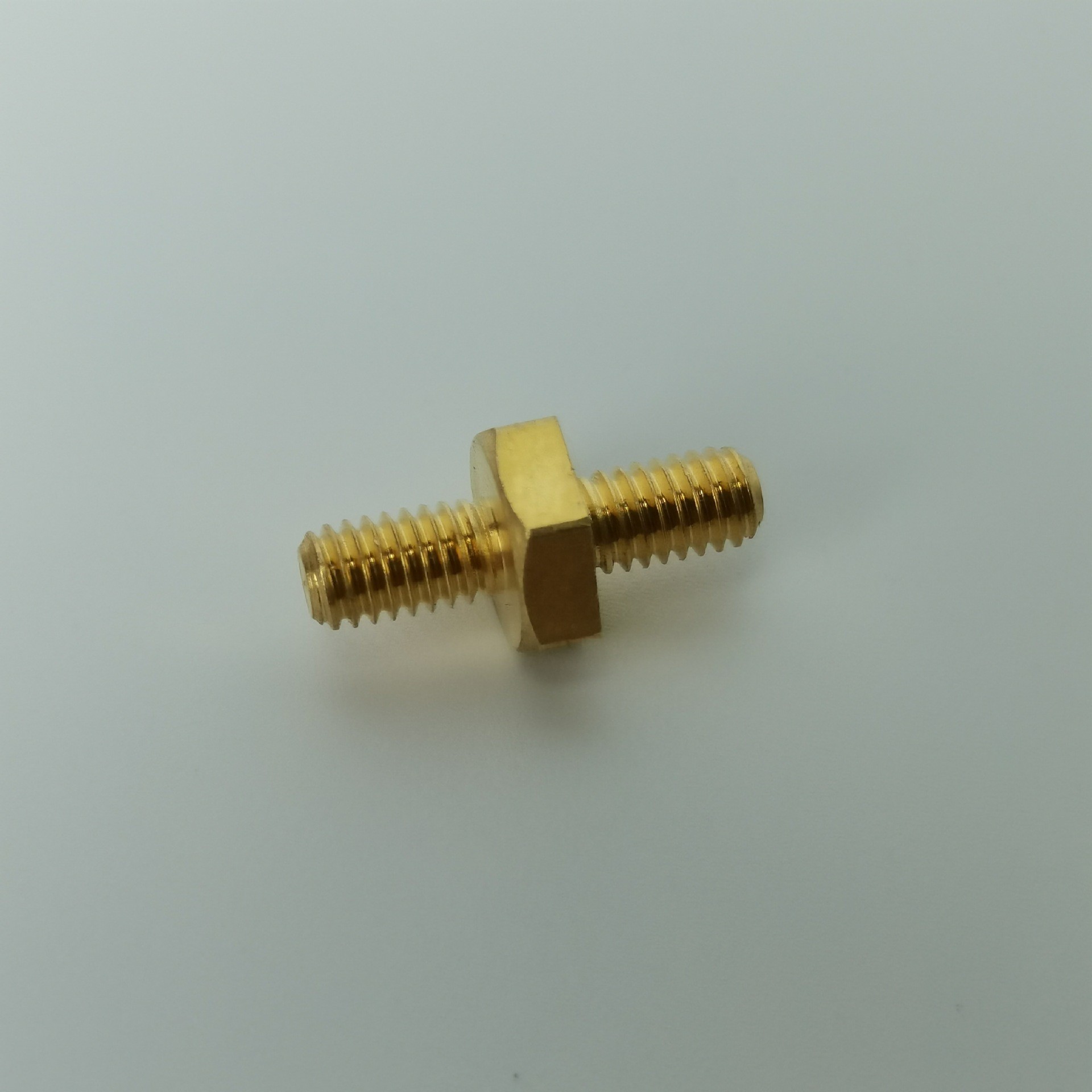 Precision CNC machining of yellow brass electrodes