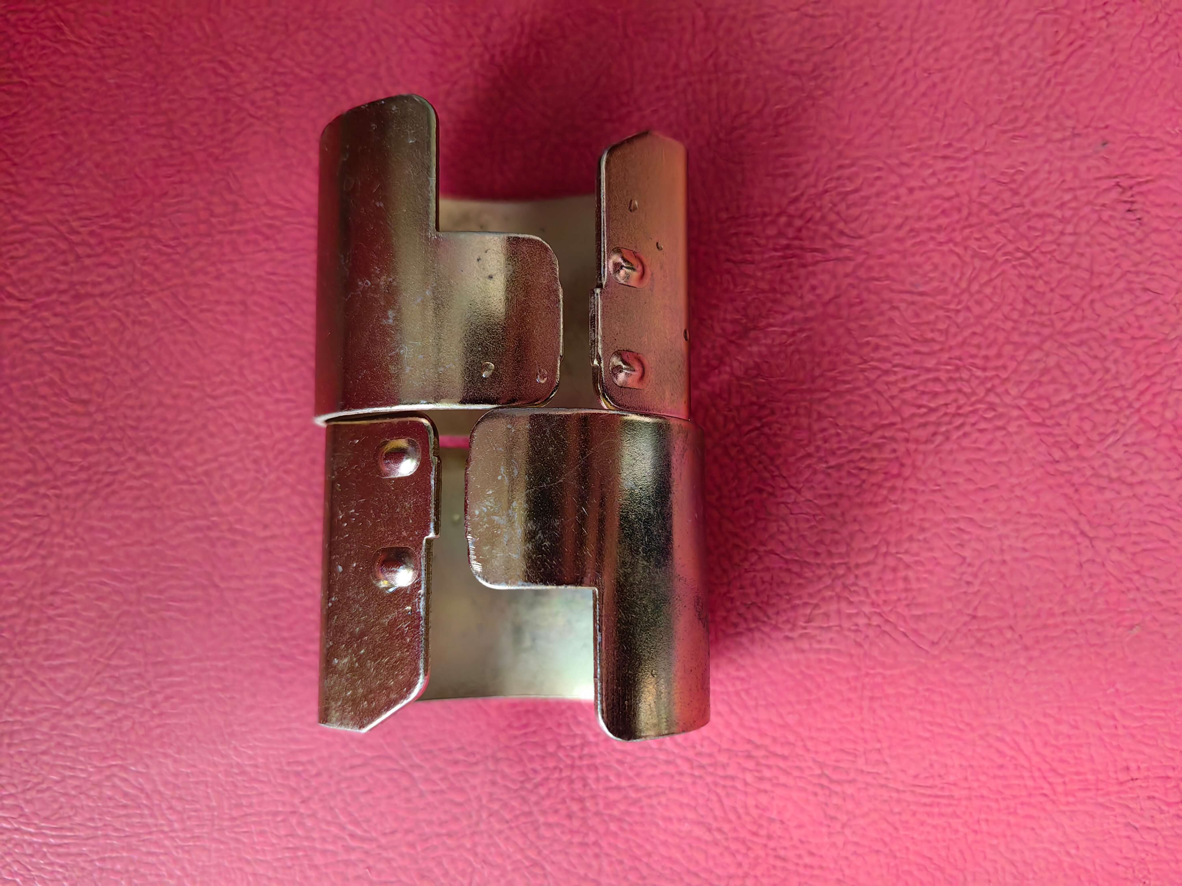 CNC machined brass connection components